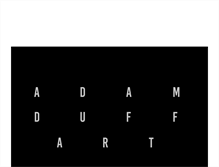 Tablet Screenshot of adamduff.com